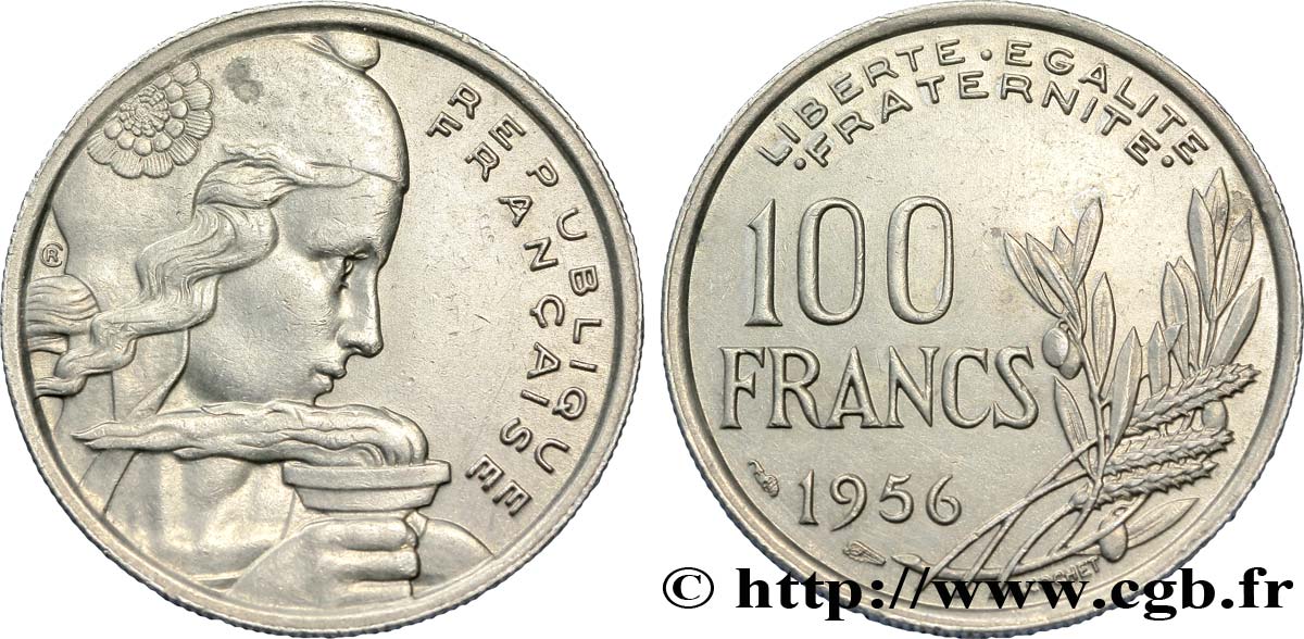 100 francs Cochet 1956  F.450/8 TTB50 