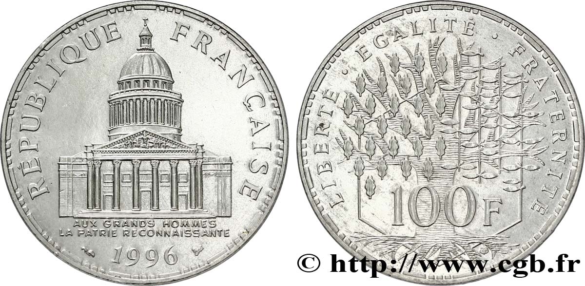 100 francs Panthéon 1996  F.451/18 SUP60 