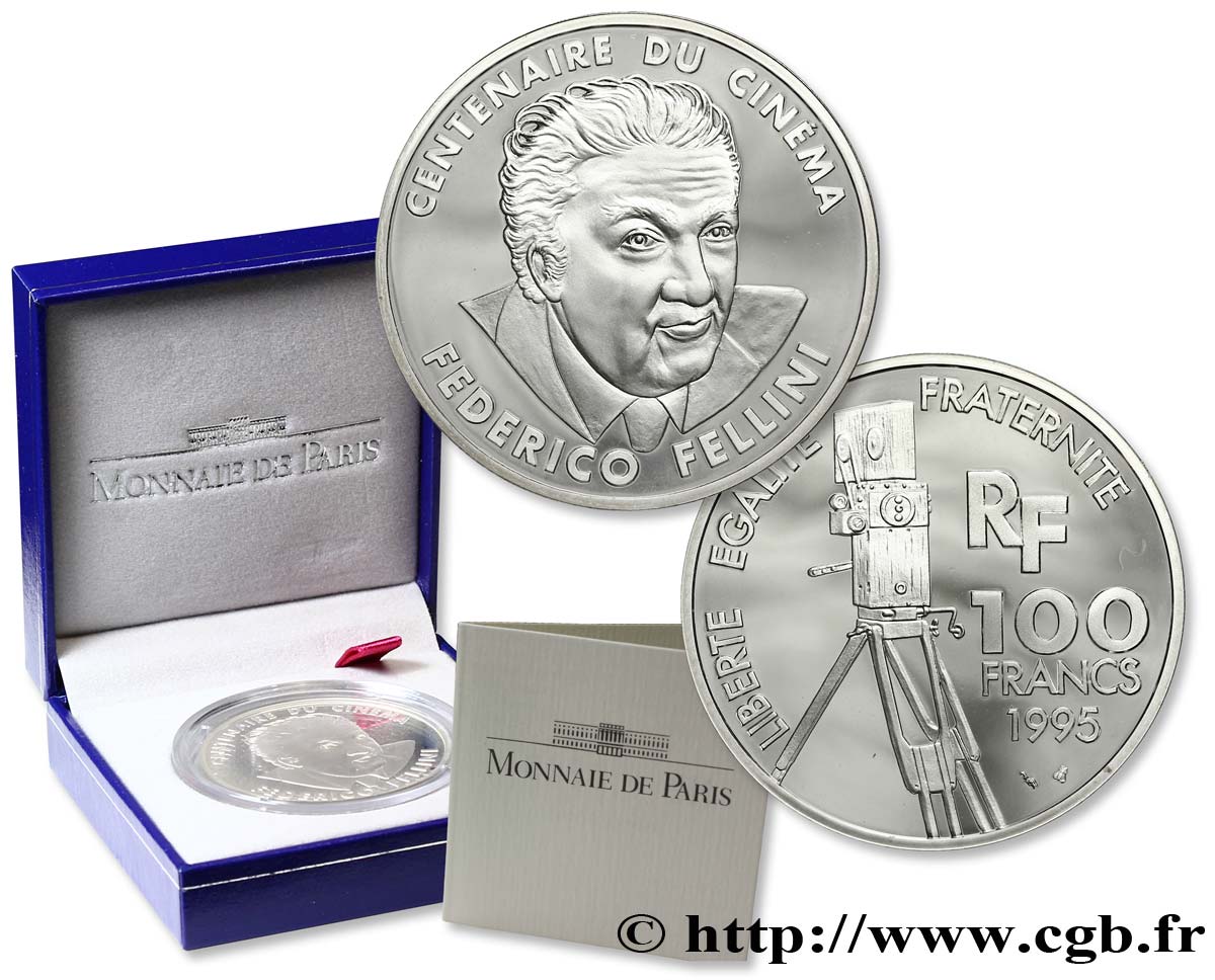 Belle Épreuve 100 francs - Federico Fellini 1995 Paris F5.1644 2 MS 