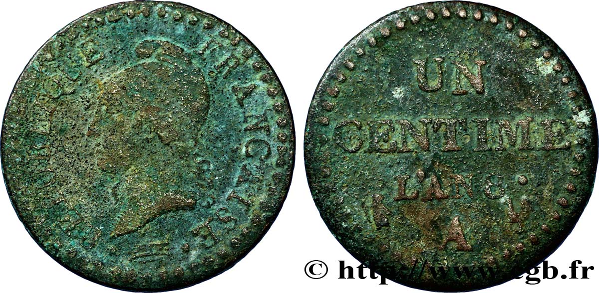 Un centime Dupré 1800 Paris F.100/24 VG8 