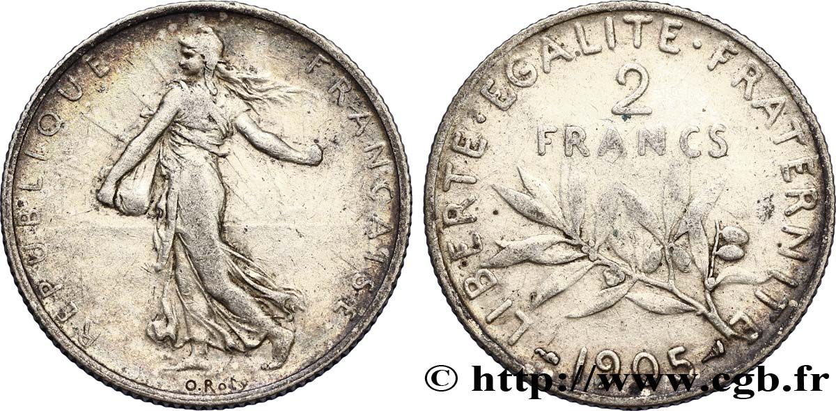 2 francs Semeuse 1905  F.266/9 TTB40 