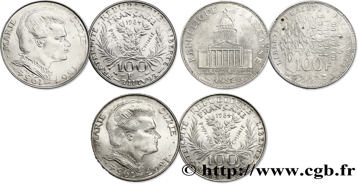 Lot de trois faux de 100 francs - - F.451/- var. SUP 