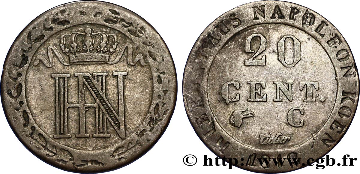 20 cent. 1812 Cassel VG.2029  TTB45 