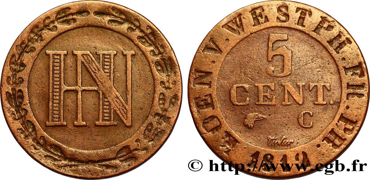 5 cent. 1812 Cassel VG.2035  TTB40 