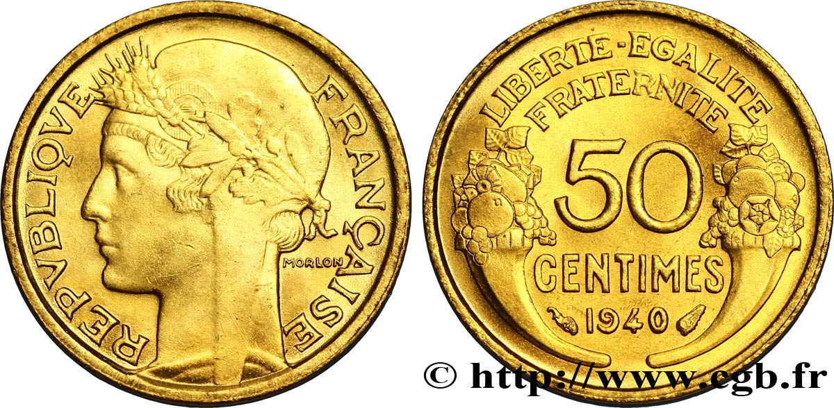 50 centimes Morlon 1940  F.192/17 EBC62 