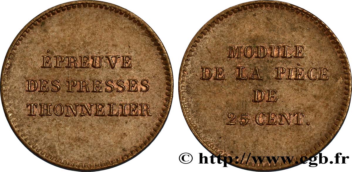 Module de 25 centimes n.d.  VG.2796  EBC55 
