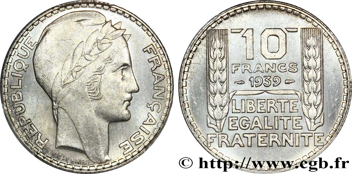 10 francs Turin 1939  F.360/10 fST64 