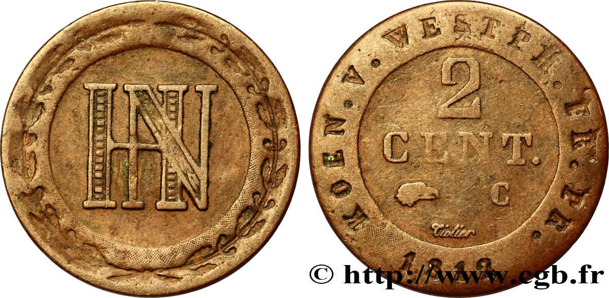 2 cent. 1812 Cassel VG.2041  S22 