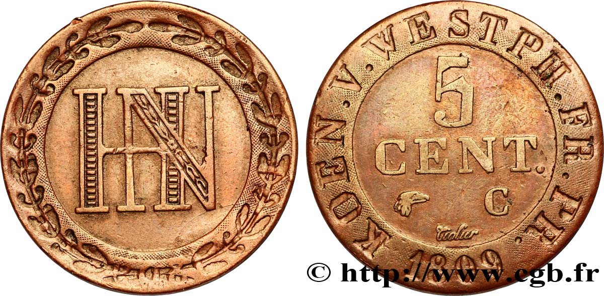 5 cent. 1809 Cassel VG.2034  MBC50 
