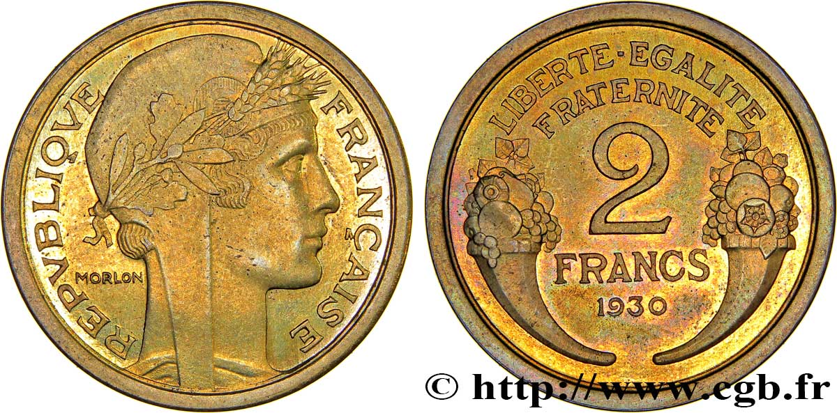 Pré-série de 2 francs Morlon 1930  GEM.113 2 FDC65 