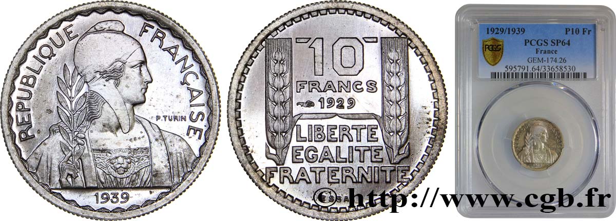 Préparation de la 5 francs Pétain, très petit module, 20 mm, 4 g - Essai en cupro-nickel n.d. Paris GEM.174 26 SC64 PCGS