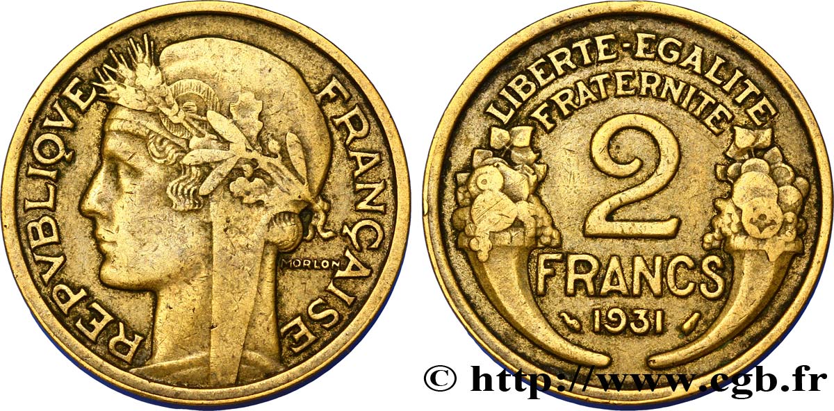 2 francs Morlon 1931  F.268/2 MBC45 