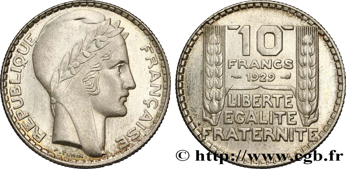 10 francs Turin 1929  F.360/2 EBC62 