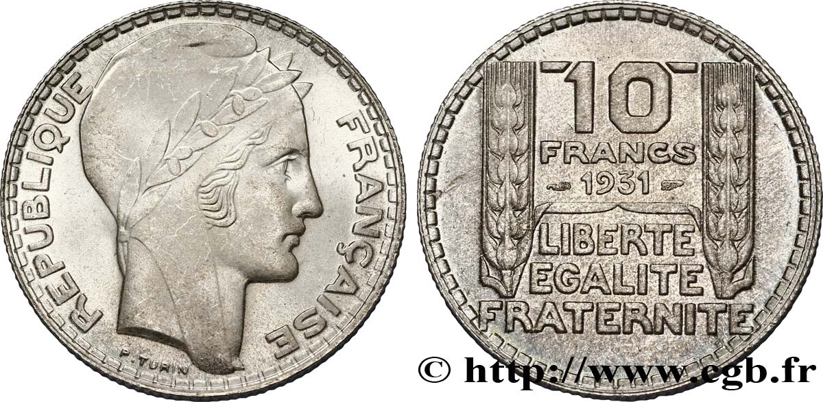 10 francs Turin 1931  F.360/4 VZ62 