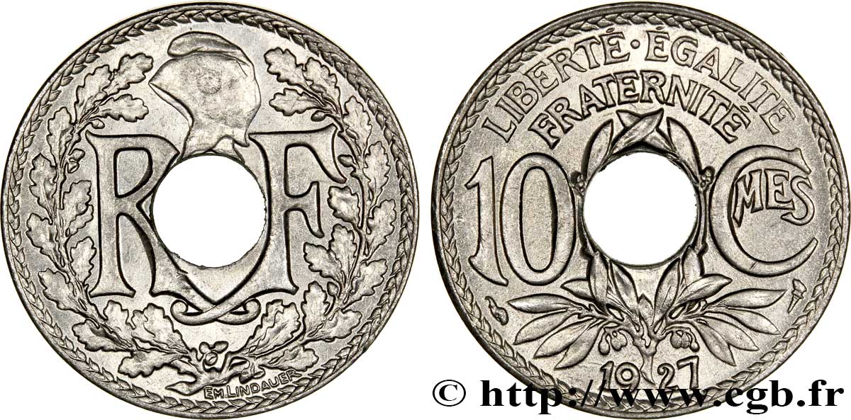 10 centimes Lindauer 1927  F.138/14 MS63 