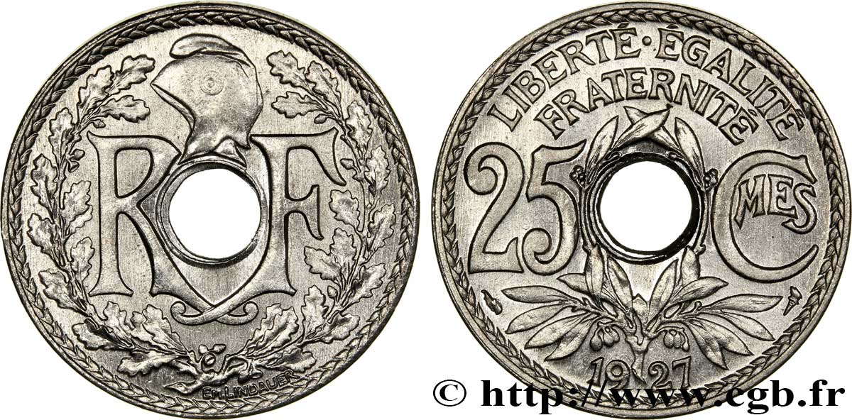 25 centimes Lindauer 1927  F.171/11 fST64 