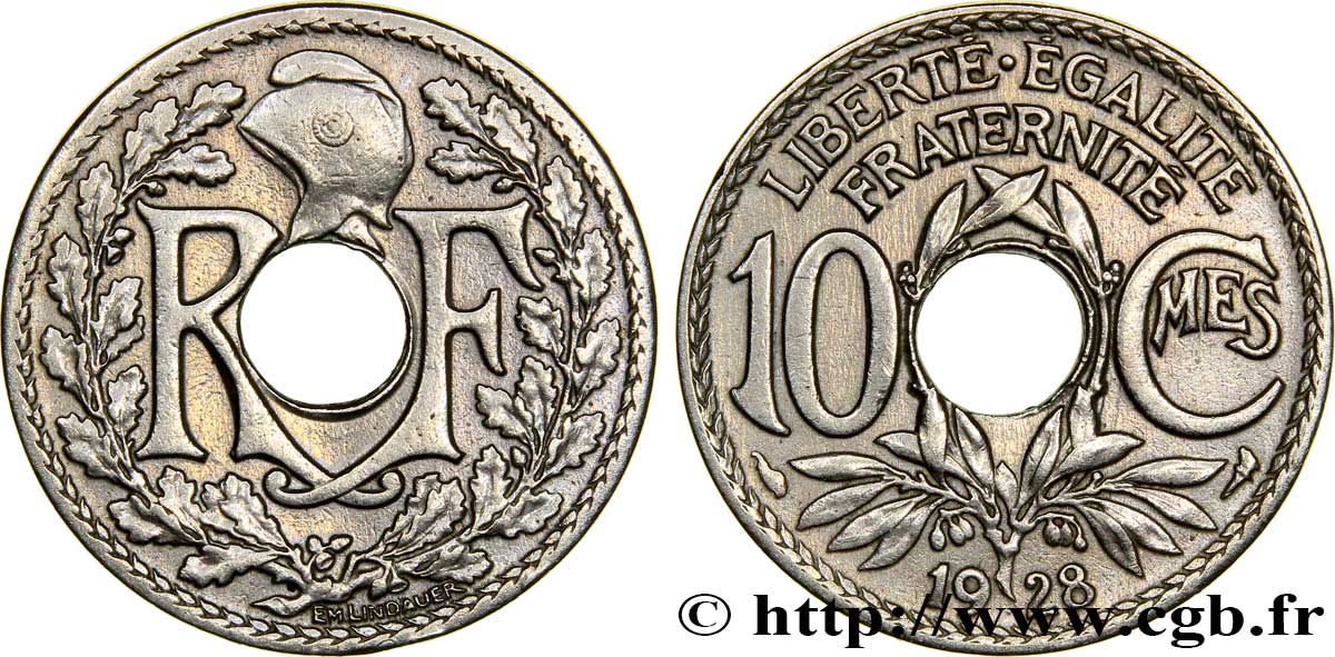 10 centimes Lindauer 1928  F.138/15 AU58 