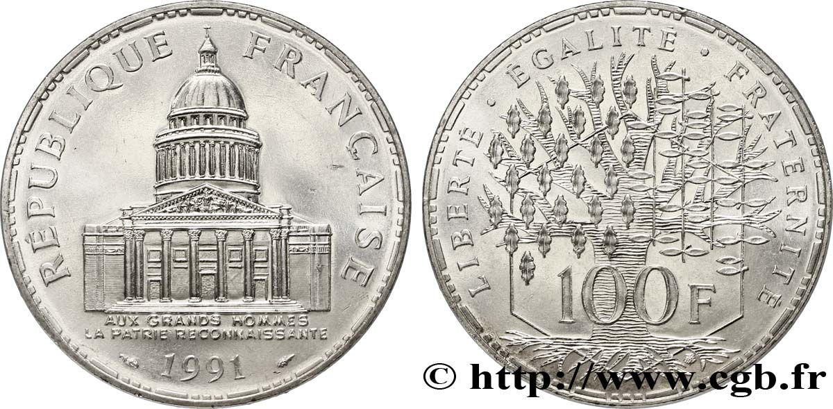 100 francs Panthéon 1991  F.451/11 SPL63 