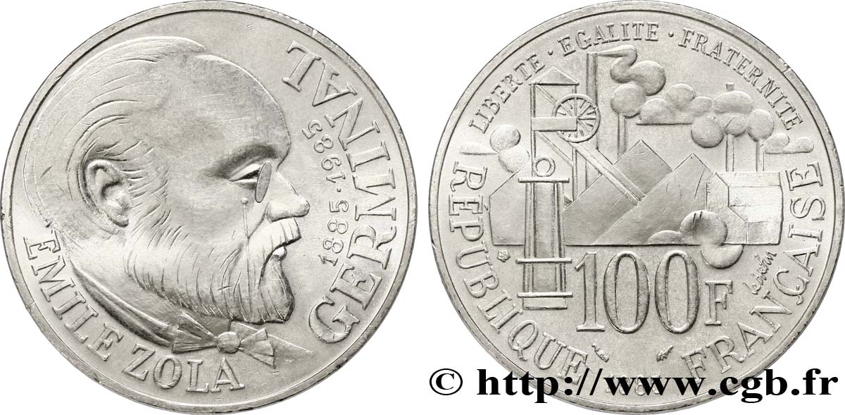 100 francs Émile Zola 1985  F.453/2 SPL60 