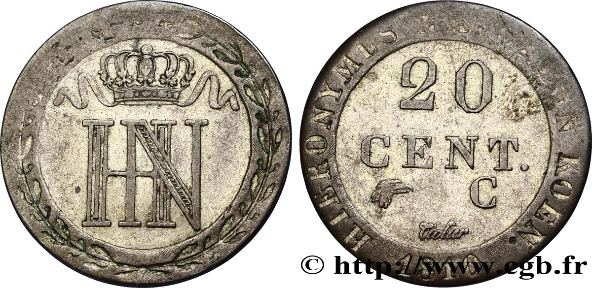 20 cent. 1810 Cassel VG.2028  TB20 