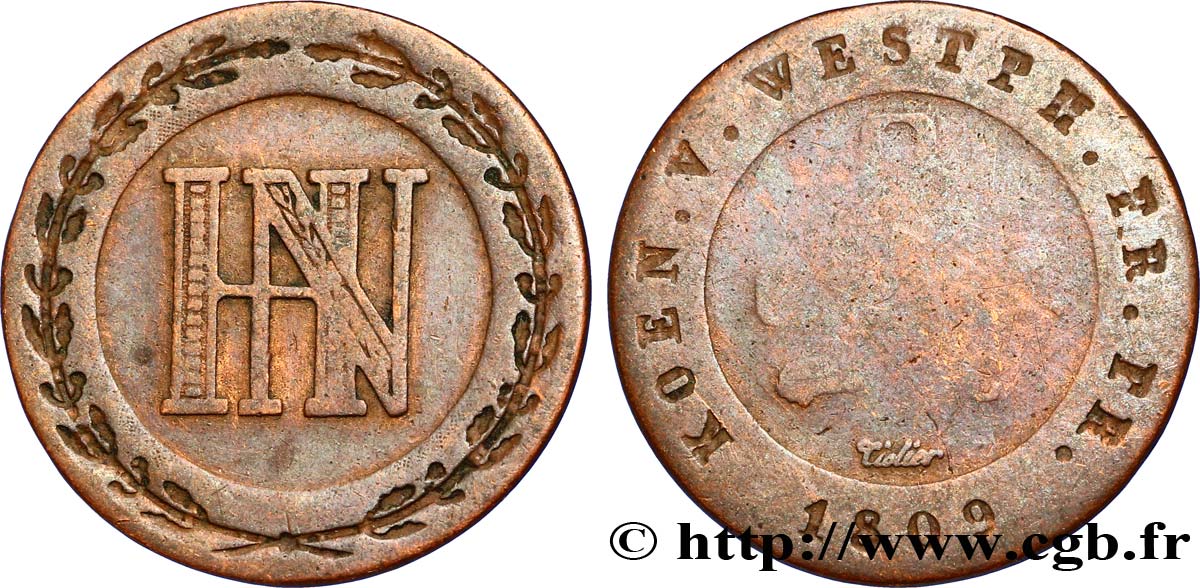 2 cent. 1809 Cassel VG.2039  F12 