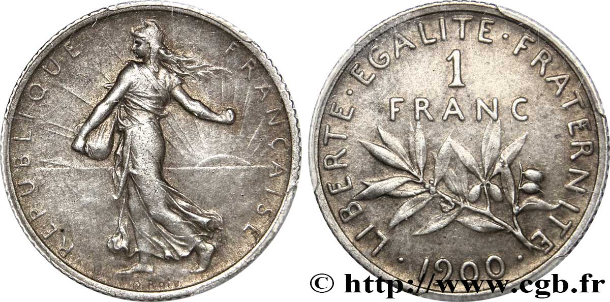 1 franc Semeuse 1900  F.217/4 BB53 