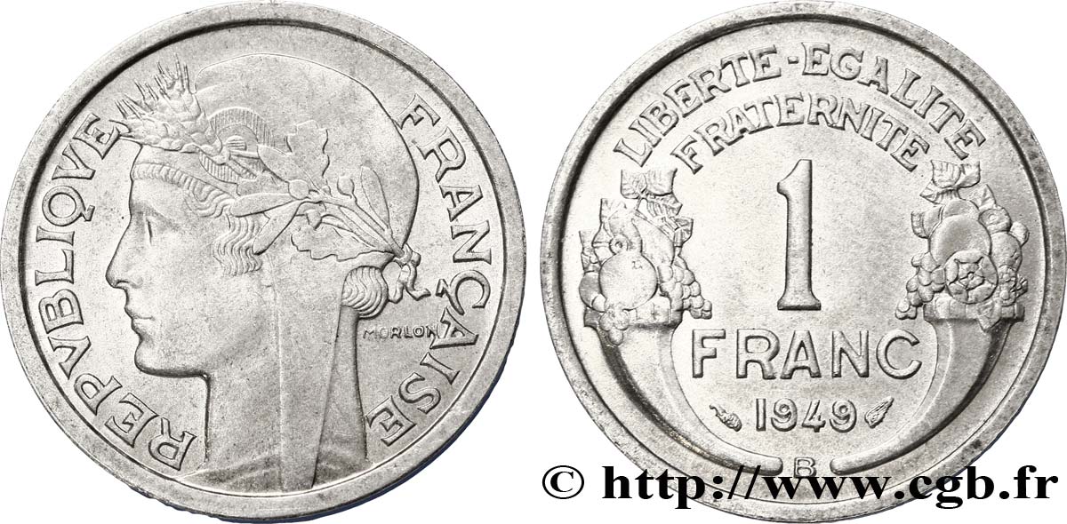 1 franc Morlon, légère 1949 Beaumont-Le-Roger F.221/16 SPL63 