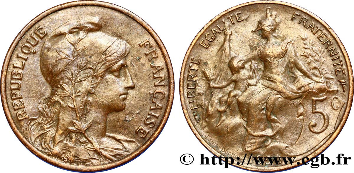 5 centimes Daniel-Dupuis 1920  F.119/31 BB48 