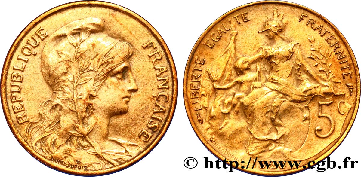 5 centimes Daniel-Dupuis 1920  F.119/31 MBC48 