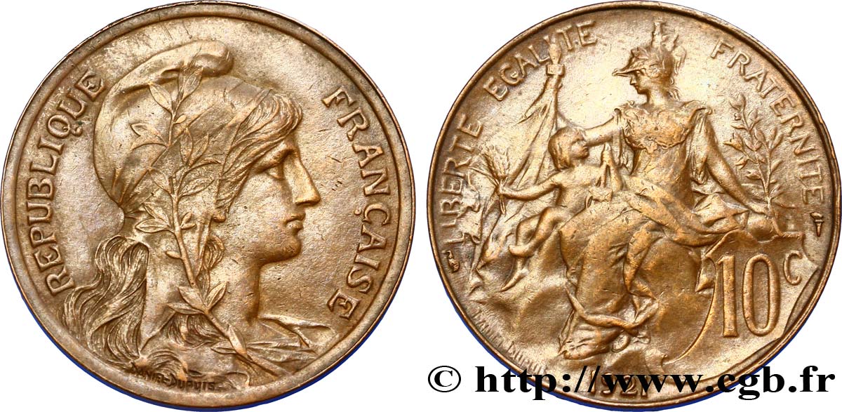 10 centimes Daniel-Dupuis 1921  F.136/30 BB48 