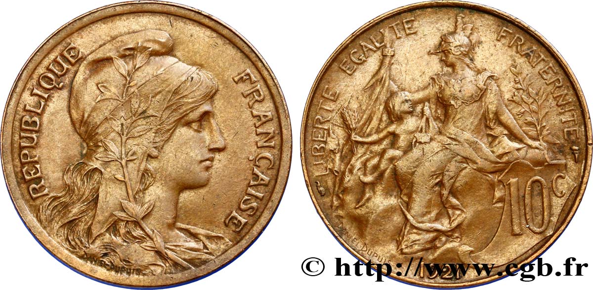 10 centimes Daniel-Dupuis 1921  F.136/30 BB40 