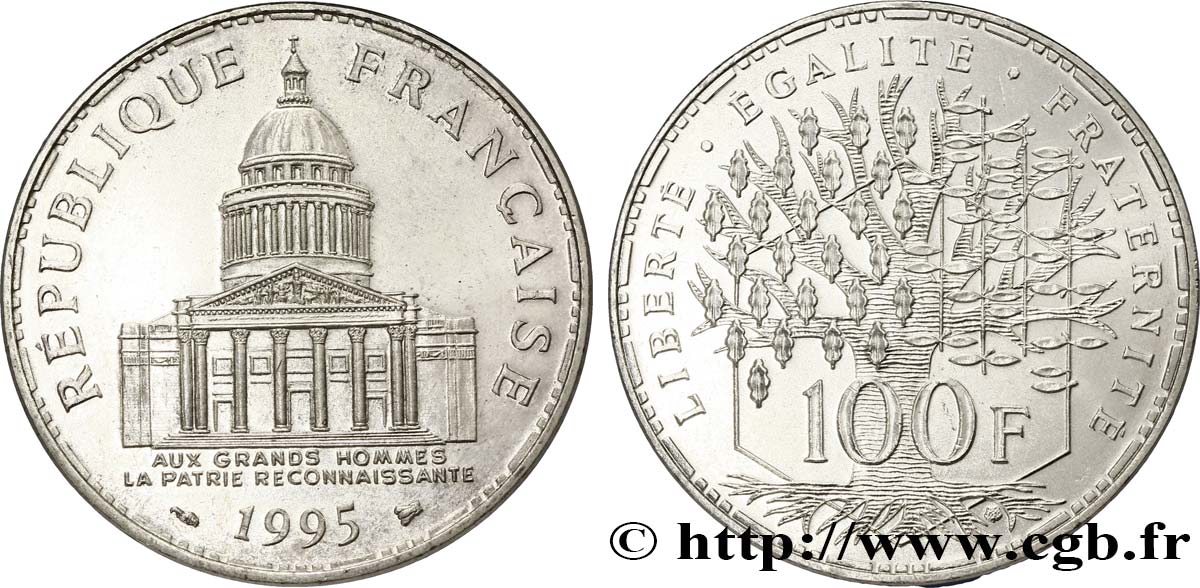 100 francs Panthéon 1995  F.451/16 SPL60 