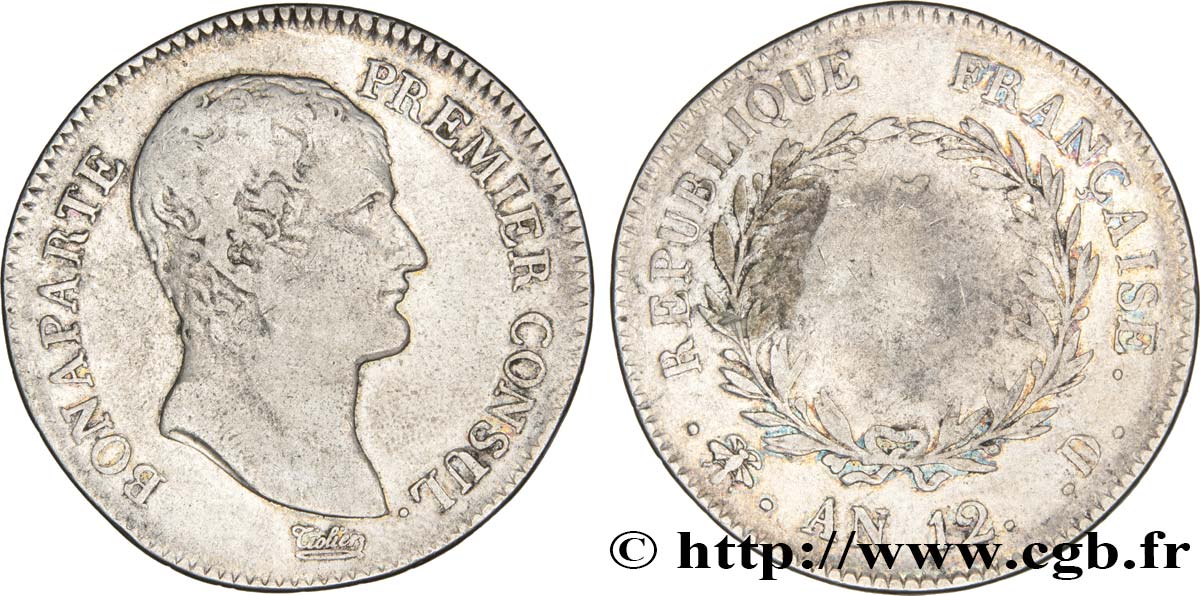 5 francs Bonaparte Premier Consul 1804 Lyon F.301/13 SGE10 