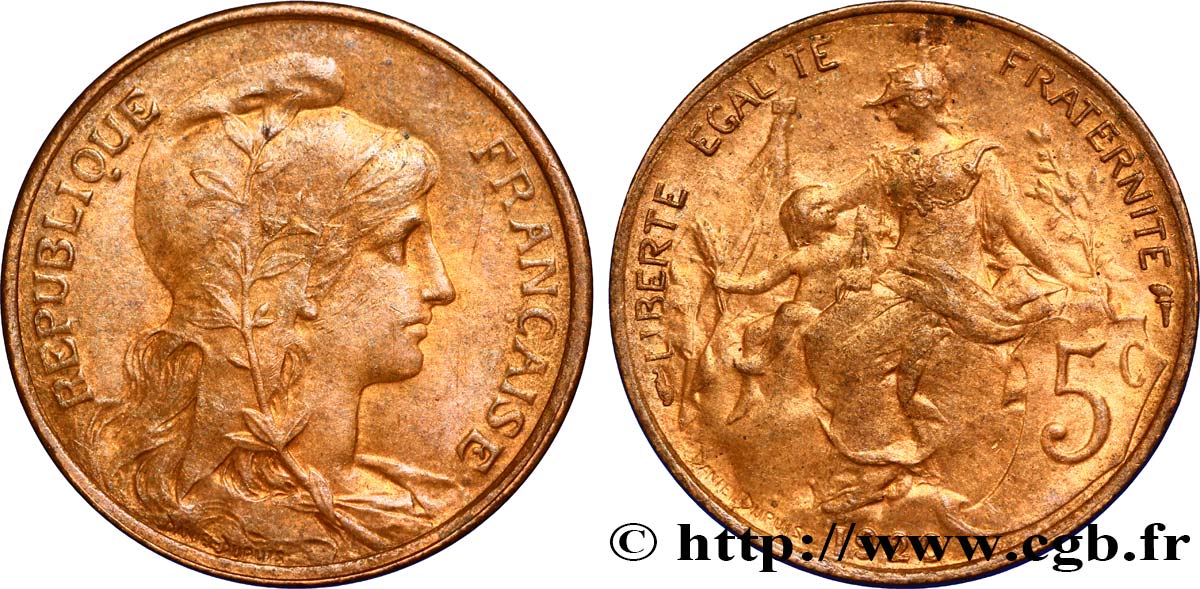 5 centimes Daniel-Dupuis 1920  F.119/31 VZ58 