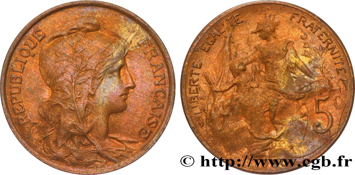 5 centimes Daniel-Dupuis 1920  F.119/31 VZ58 