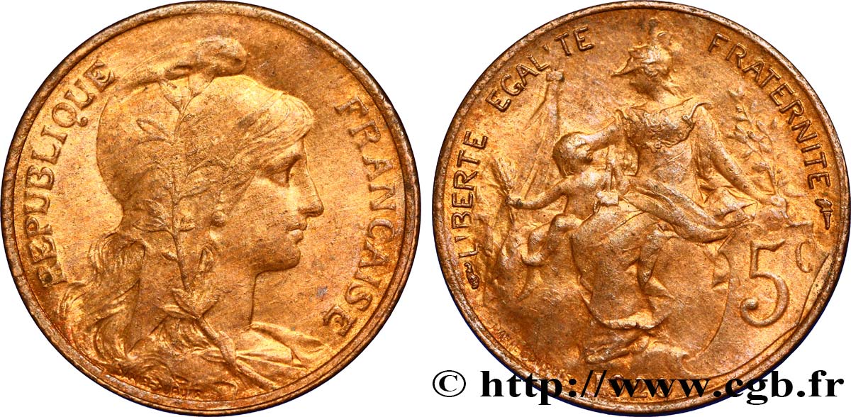5 centimes Daniel-Dupuis 1920  F.119/31 EBC58 