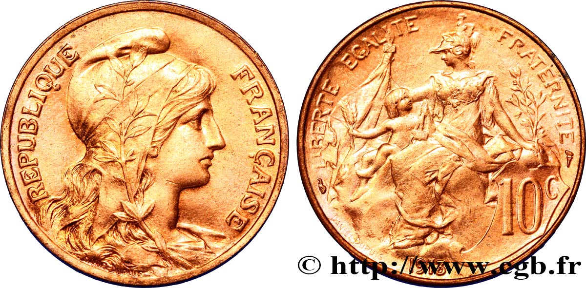 10 centimes Daniel-Dupuis 1913  F.136/22 SPL63 