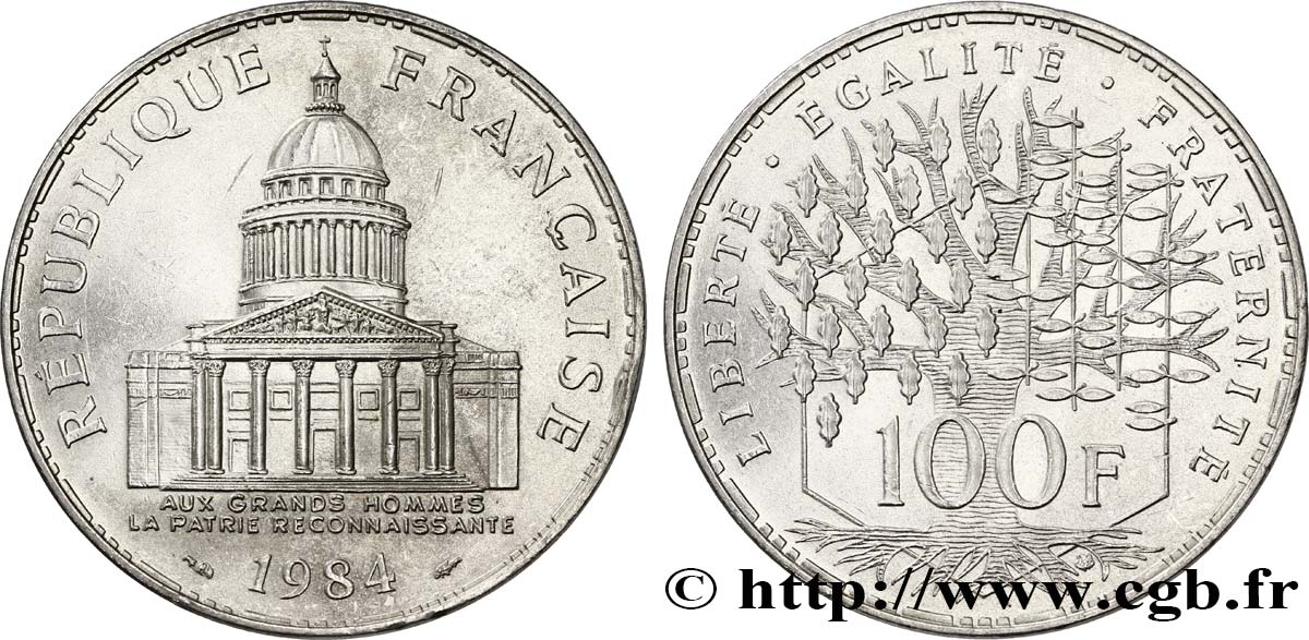 100 francs Panthéon 1984  F.451/4 VZ58 