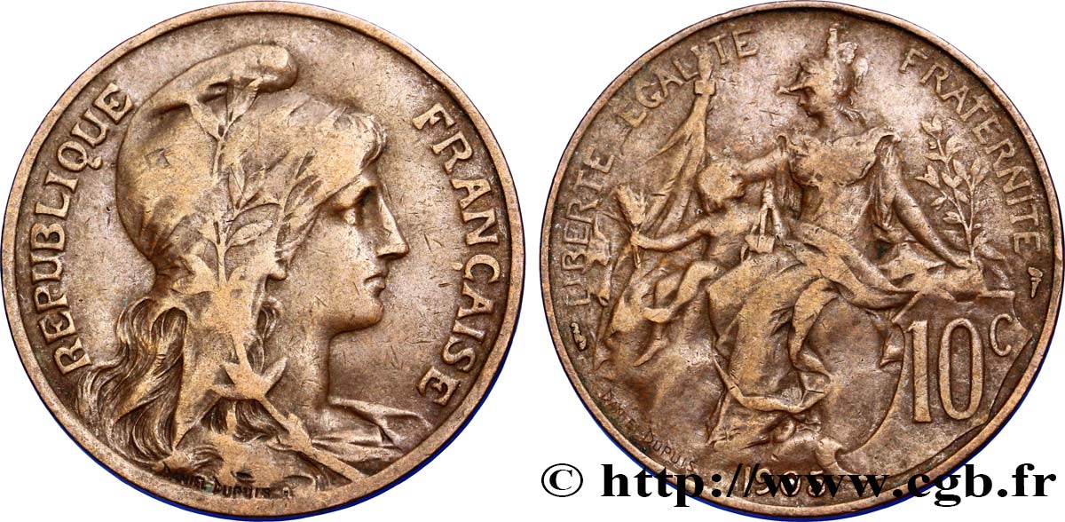 10 centimes Daniel-Dupuis 1905  F.136/14 BC35 
