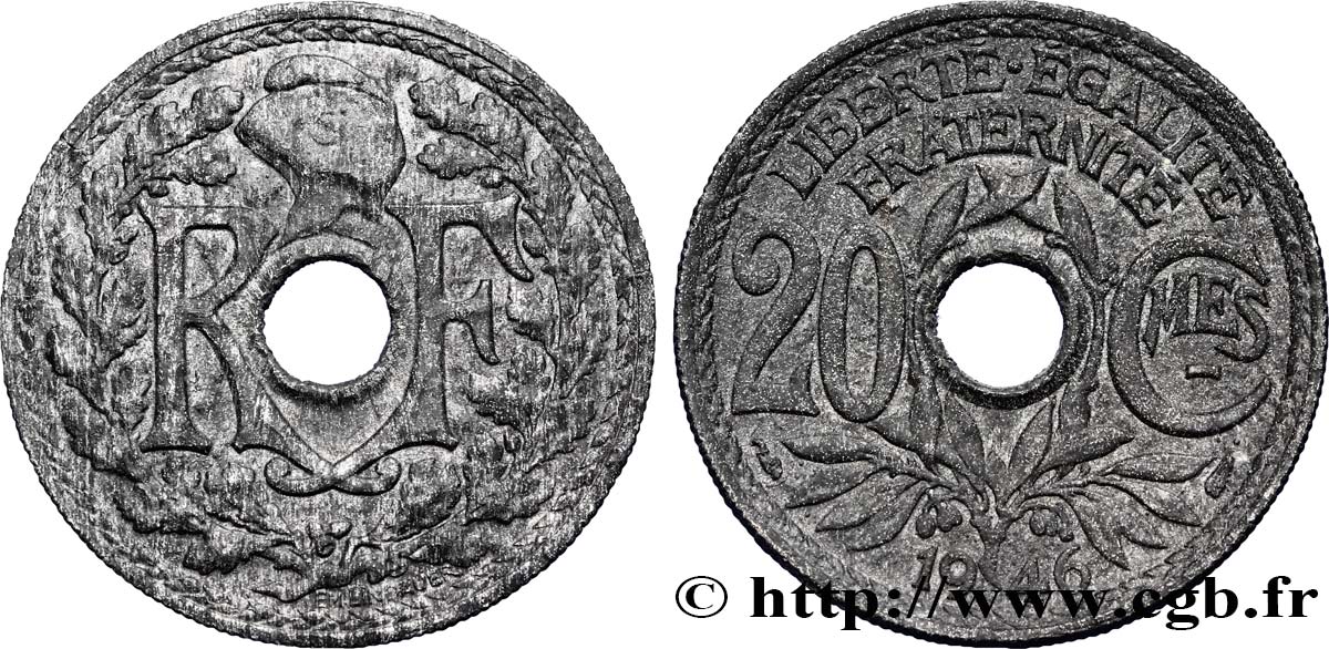 20 centimes Lindauer 1946  F.155/5 BB50 