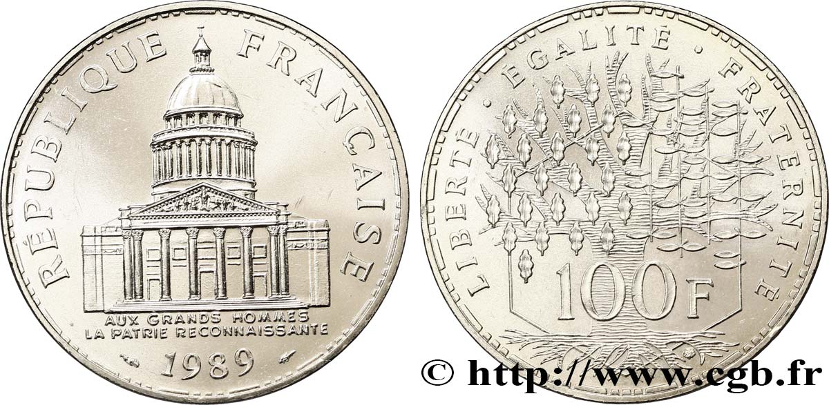 100 francs Panthéon 1989  F.451/9 ST65 