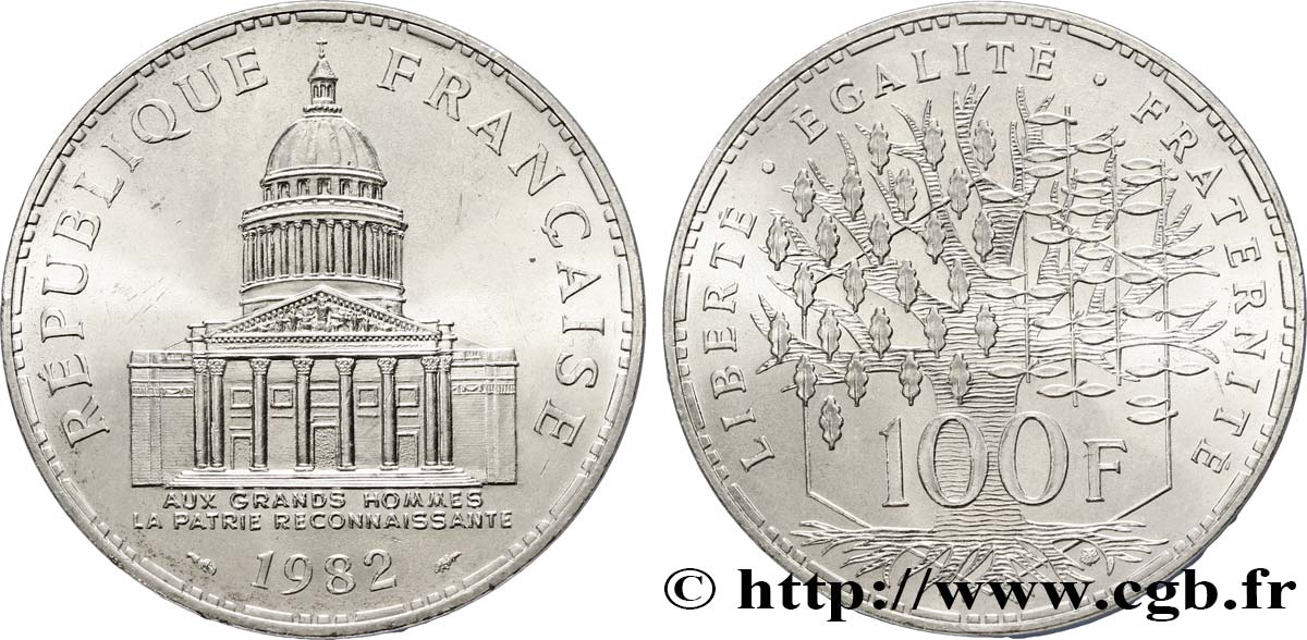 100 francs Panthéon 1982  F.451/2 SPL62 