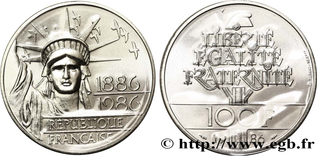 100 francs Liberté (Statue de la) 1986  F.454/2 ST70 
