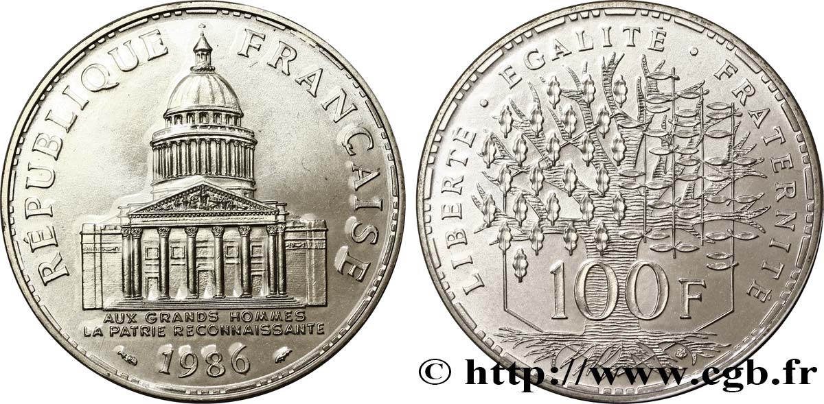 100 francs Panthéon 1986  F.451/6 ST70 