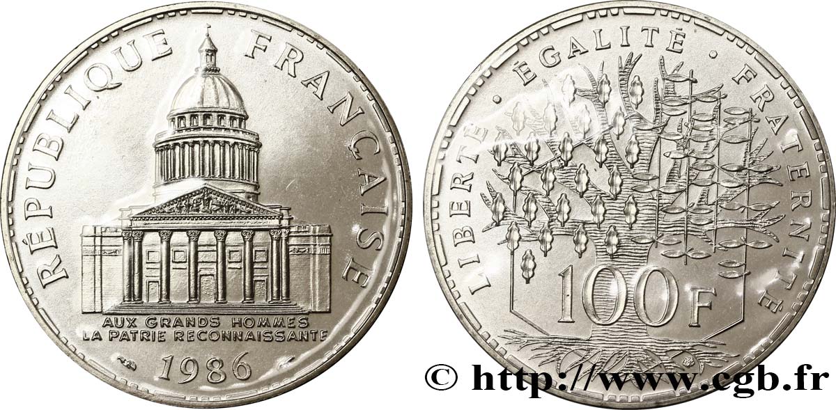 100 francs Panthéon 1986  F.451/6 ST70 