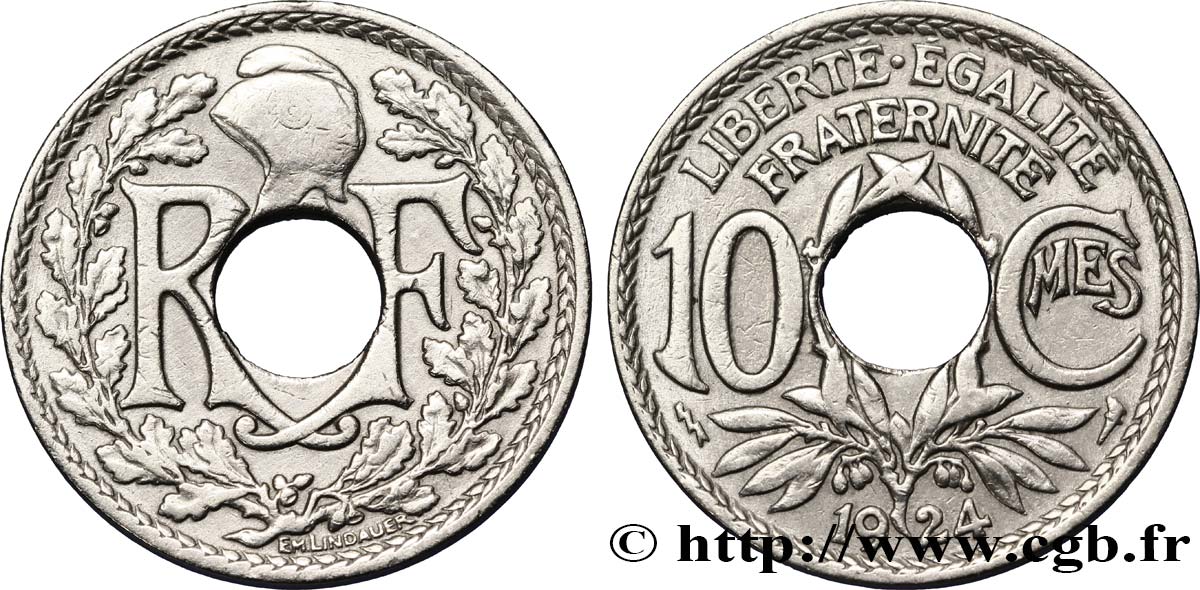 10 centimes Lindauer 1924 Poissy F.138/11 SS45 