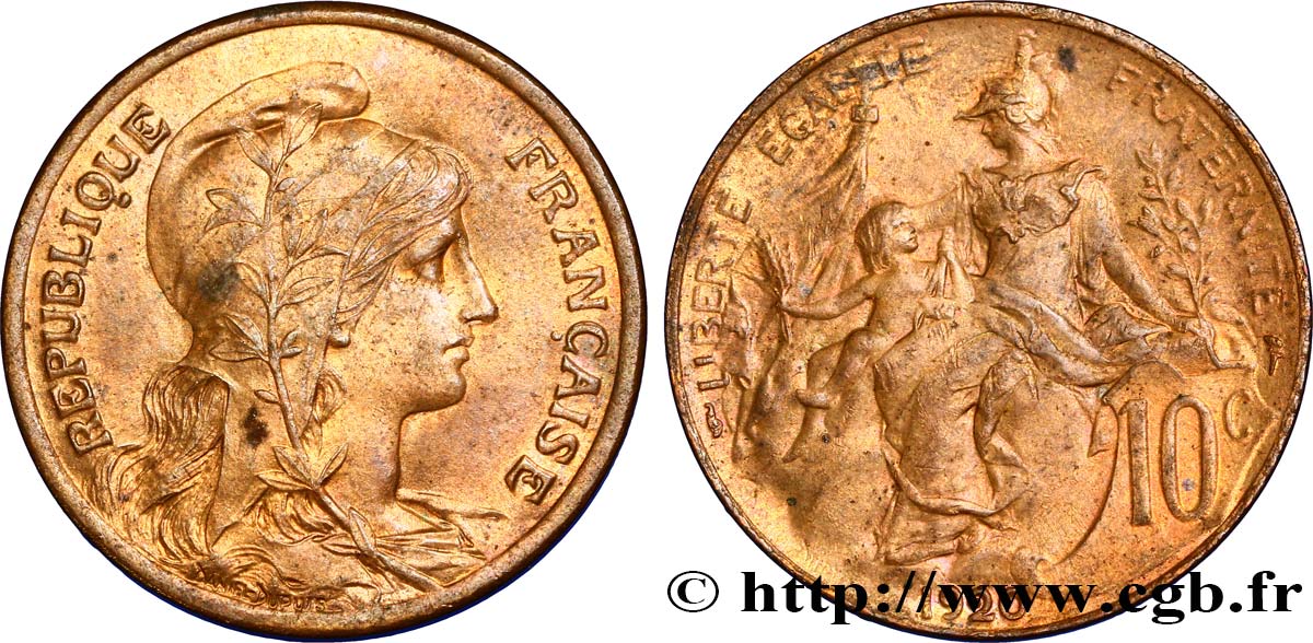 10 centimes Daniel-Dupuis 1920  F.136/29 SPL58 