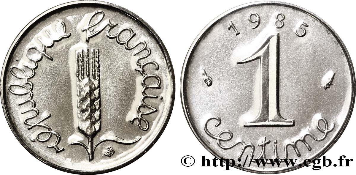 1 centime Épi 1985 Pessac F.106/42 FDC70 