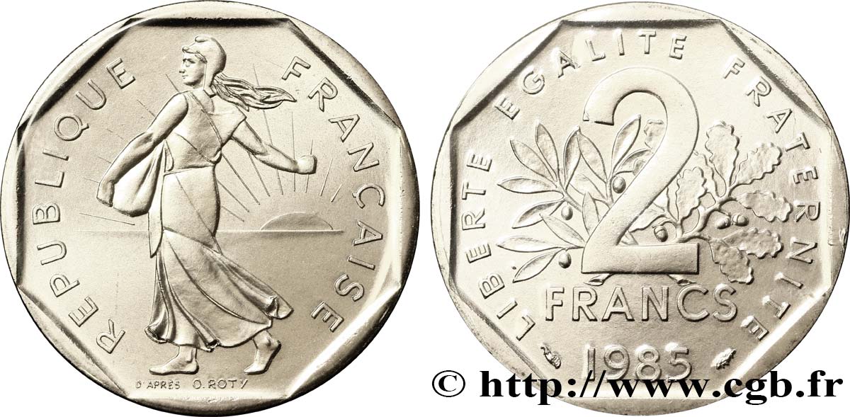 2 francs Semeuse, nickel 1985 Pessac F.272/9 FDC68 