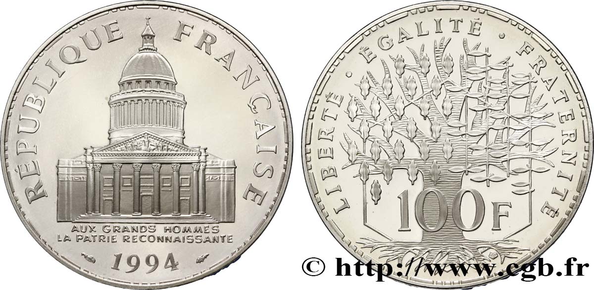 100 francs Panthéon, BE (Belle Épreuve) 1994  F.451/15 ST67 